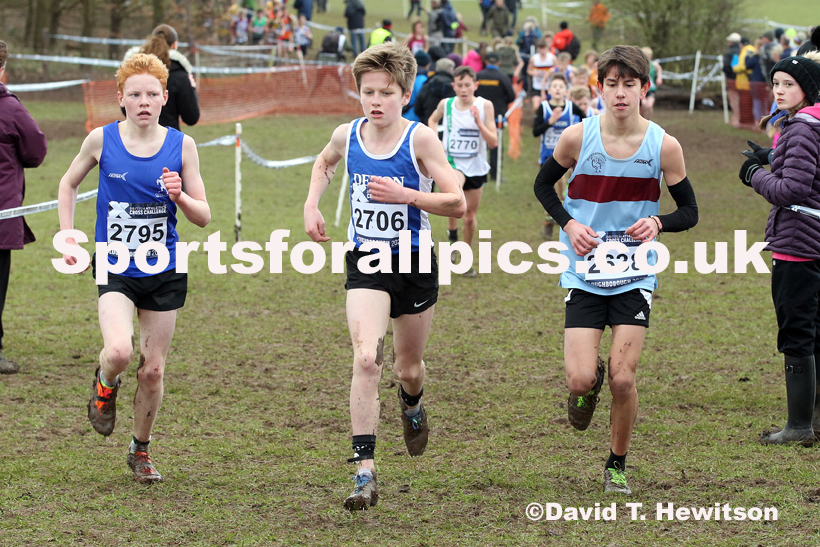 Boys under-13s, 2020 British Athletics Inter Counties Cross Country Champs., Prestwold Hall, Loughborough. Photo: David T. Hewitson/Sports for All Pics